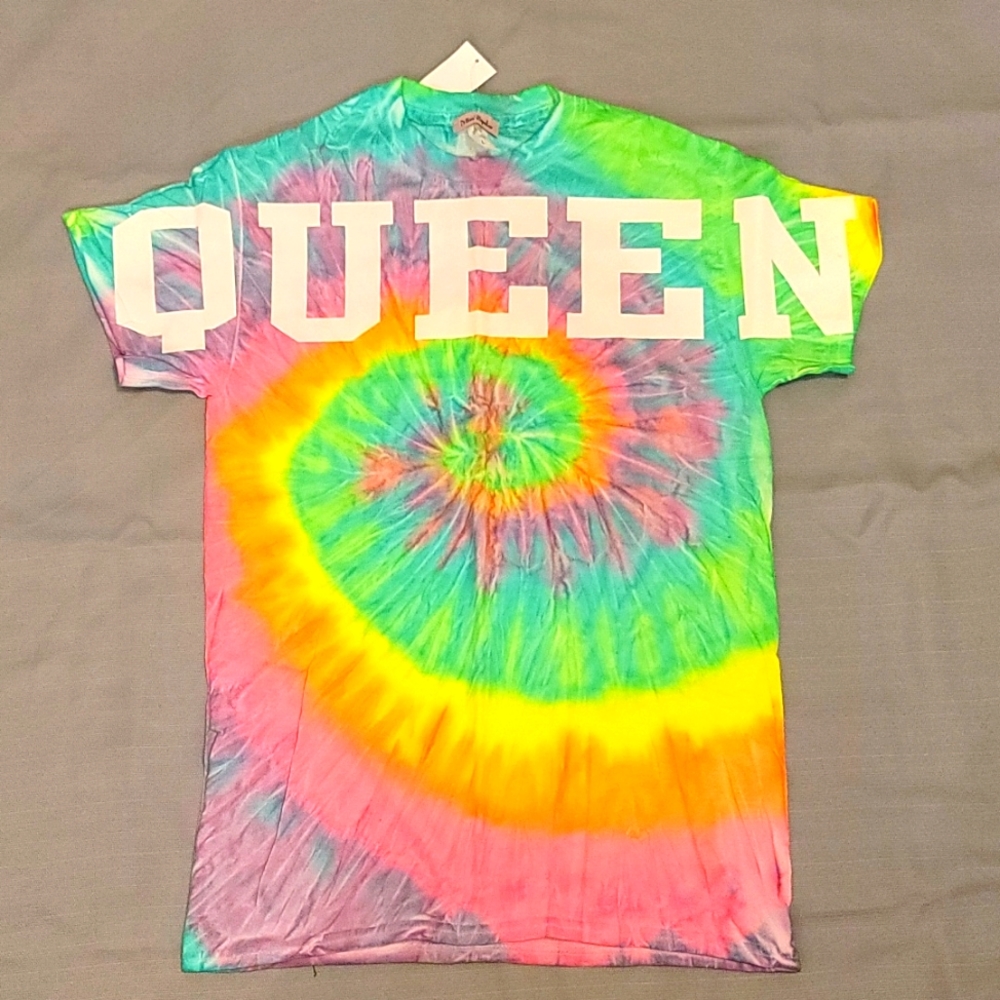 "QUEEN" Tie Dye T Shirt